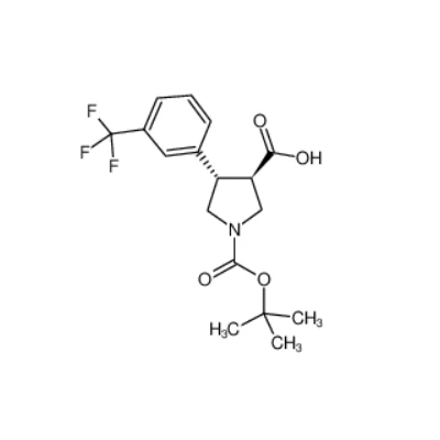CAS:169248-97-9|BOC-(TRANS)-4-(3-TRIFLUOROMETÜÜL-FENÜÜL)-PÜROLIDIIN-3-KARBOKSÜÜLHAPE